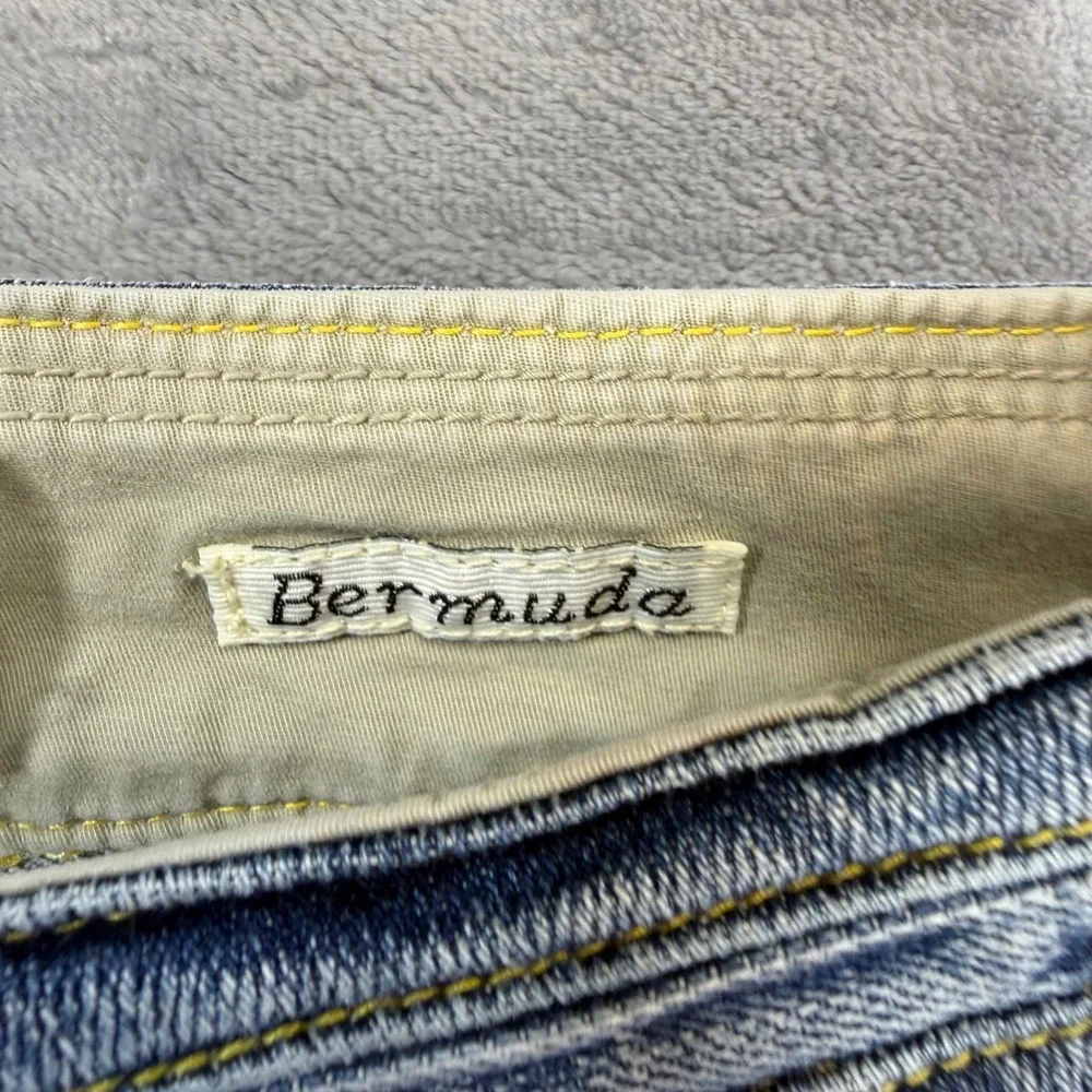 Vigoss Bermuda Denim Shorts Women's 7/8 - 29‎ Blue Jean Shorts